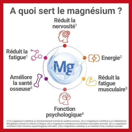 Mag2 24H Extra Fort Nervosité et Fatigue - Magnésium